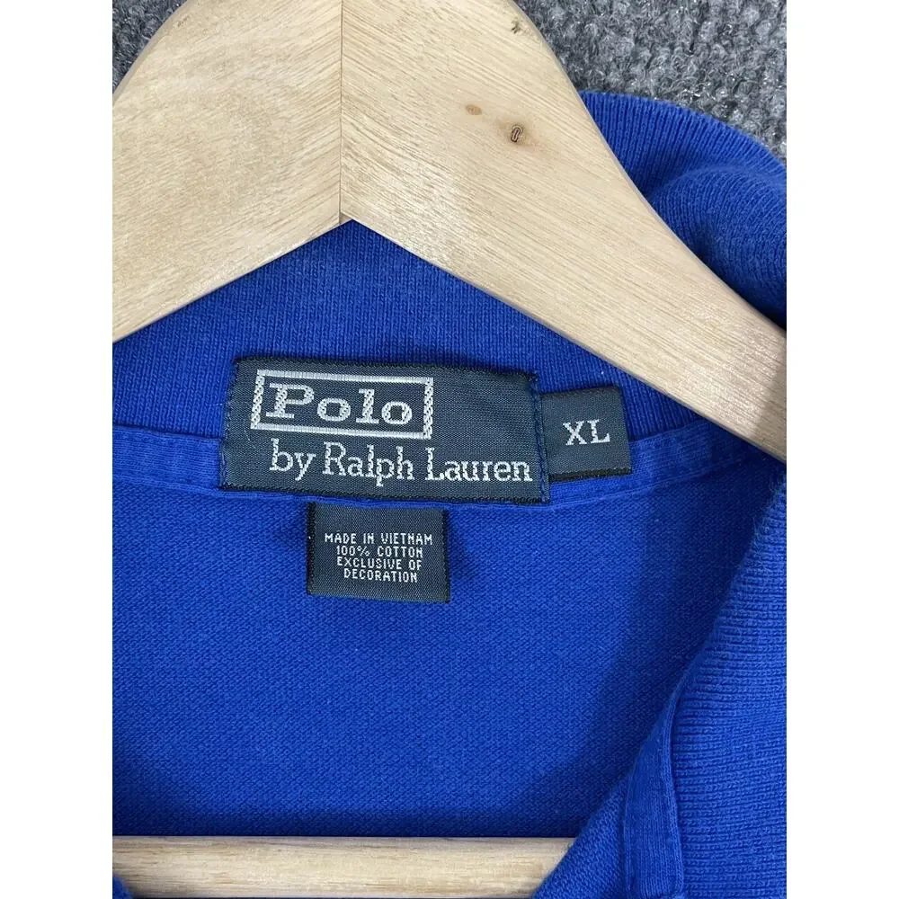 Polo Ralph Lauren Polo Shirt Men's Extra Large Short Sleeve Logo Blue N1